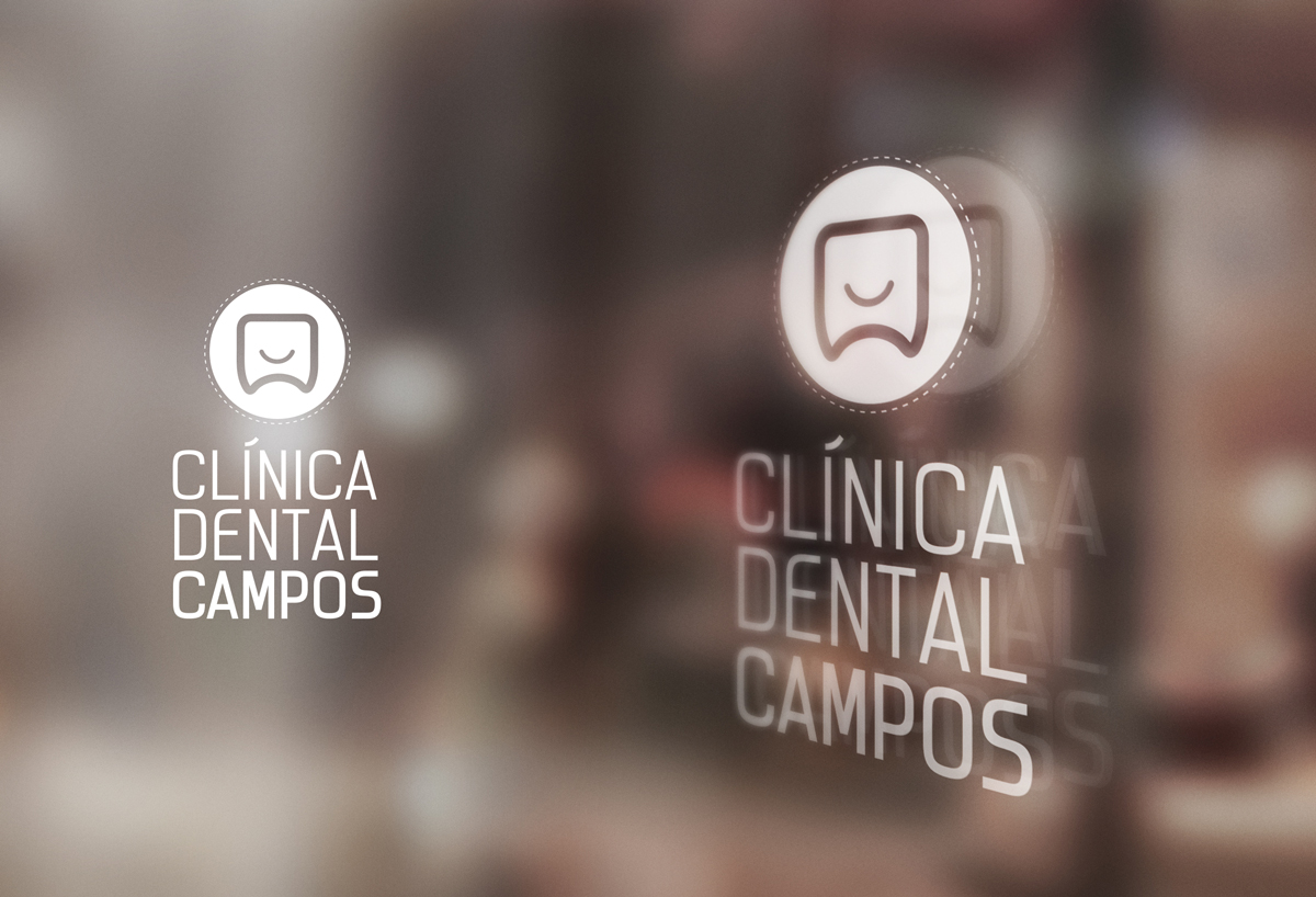 Diseño de la identidad corporativa de una clínica dental.